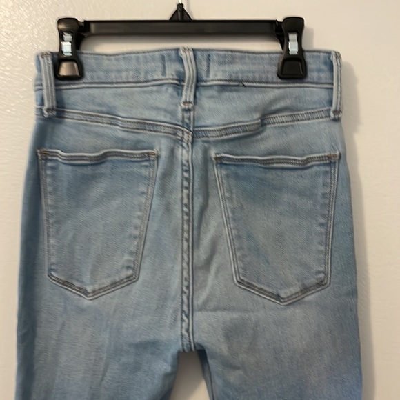 Abercrombie and Fitch Simone high rise Jean legging ankle size 27 blue denim - Picture 7 of 9